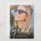 Scripted Afstudeerder | Foto-Afstuderen Aankondiging (Voorkant)