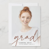 Scripted Afstudeerder | Foto-Afstuderen Aankondiging (Voorkant)