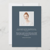 Scripted Afstudeerder | Foto-Afstuderen Aankondiging (Achterkant)