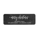 Scripted Christmas Etiket (Voorkant)
