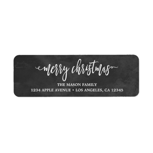 Scripted Christmas Etiket (Voorkant)