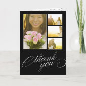 SCRIPTED COLLAGE %PIPE% HUWELIJK DANKT U KAARDT BEDANKKAART (Voorkant)