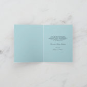 Scripted Godsdienstige Foto van het Monogram van Bedankkaart (Binnen)