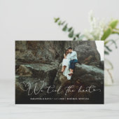 Scripted Hearts | Aankondiging van foto-elopement (Staand voorkant)