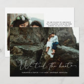 Scripted Hearts | Aankondiging van foto-elopement (Voorkant / Achterkant)