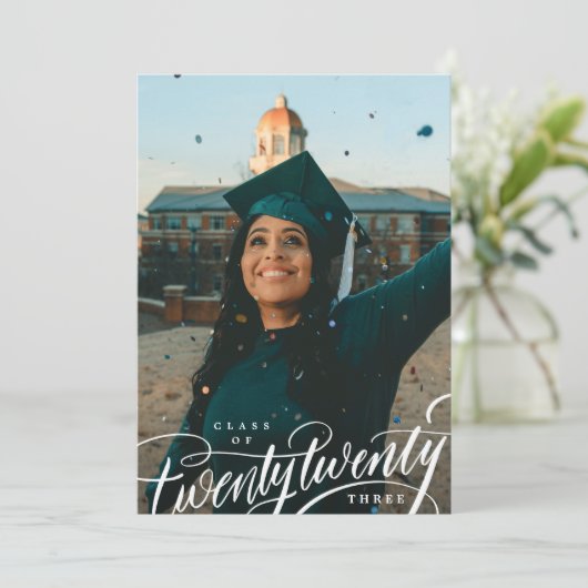 Scripted Klasse van de Aankondiging van het Afstud (Staand voorkant)