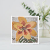 scripted Lily Kaart (Staand voorkant)