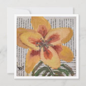 scripted Lily Kaart (Voorkant)