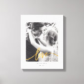 Scripted love-canvas canvas afdruk (Voorkant)
