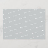 Scripted Save-The-Date Fotokaart Aankondiging (Achterkant)