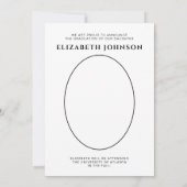 Scriptfoto afstudeeraankondiging kaart (Achterkant)