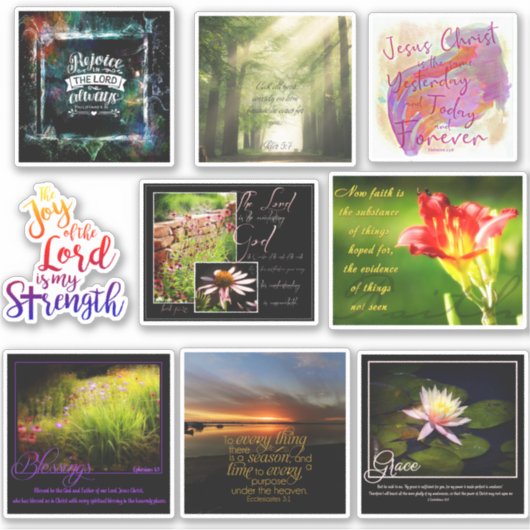 Scriptfoto Sticker (Voorkant)