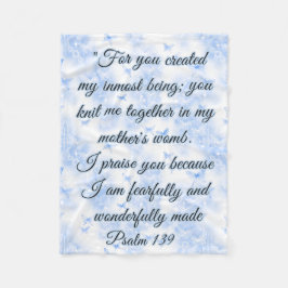 Scriptgebak Fleece Deken