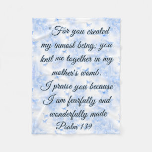 Scriptgebak Fleece Deken