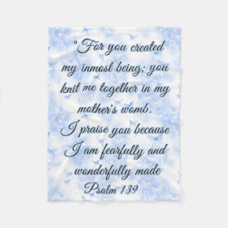 Scriptgebak Fleece Deken