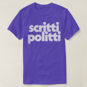 Scripti politti retro FadedStyle Font Design T-shirt (Design voorkant)