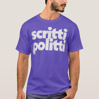 Scripti politti retro FadedStyle Font Design T-shirt
