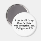 scriptie Phil 4:13 Magneet (Voorkant / Achterkant)