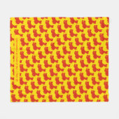 scriptie van patriottische CHINA FLAG YELLOW Fleece Deken (Voorkant (Horizontaal))