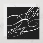 Scripting Christening Modern Cross-Paarse Religieu Kaart (Achterkant)