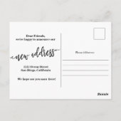 Scripting en de Zeer belangrijke Nieuwe Aankondigi Briefkaart (Achterkant)