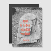 Scripting van het Magnetische Wenskaart van de Bev (Voorkant / Achterkant)