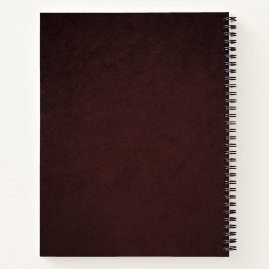 Scriptjournaal aangepaste Mannen Notitieboek (Achterkant)