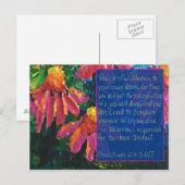 Scriptkaart Galatians 6:4-5 Briefkaart (Voorkant / Achterkant)