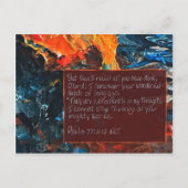 Scriptkaart Psalm 77:11-12 Briefkaart (Voorkant)