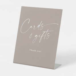 Scriptkaarten en cadeaus Neutrale Baby Shower Reclamebord Met Voetstuk