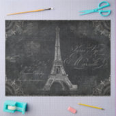 scriptkalligrafie Paris Decoupage Art Tissuepapier (Craft)