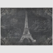 scriptkalligrafie Paris Decoupage Art Tissuepapier (Voorkant)