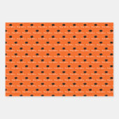 Scriptnaam Afstudeerhoed Klas Jaar Oranje Inpakpapier Vel (Voorkant)