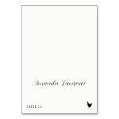 Scriptnaam Chicken Meal Option Place Card Kaart (Voorkant)