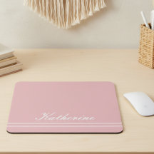 Scriptnaam Minimalistisch Roze