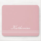 Scriptnaam Minimalistisch Roze Muismat (Voorkant)