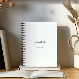 Scriptnaam Modern Minimaal Notitieboek
