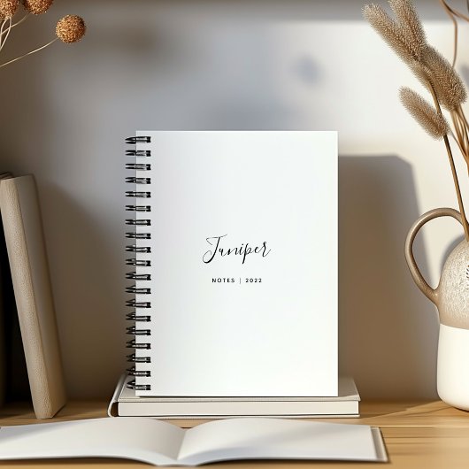 Scriptnaam Modern Minimaal Notitieboek