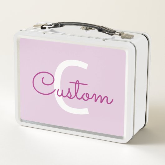 Scriptnaam & monogram | Magenta & Lichtpaars (Achterkant)