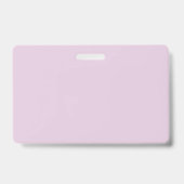 Scriptnaam & monogram | Magenta & Lichtpaars Badge (Achterkant)