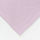 Scriptnaam & monogram | Magenta & Lichtpaars Fleece Deken (Hoek)