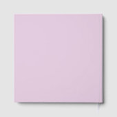 Scriptnaam & monogram | Magenta & Lichtpaars Gastenboek (Achterkant)