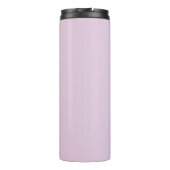 Scriptnaam & monogram | Magenta & Lichtpaars Thermosbeker (Achterkant)