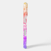 Scriptnaam op regenboogpailletten Case-Mate iPhone case (Achterkant / Rechts)