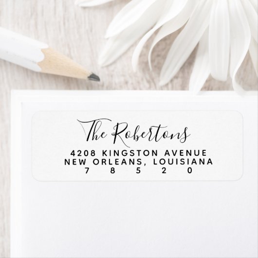 Scriptnaam Retouradreslabels Etiket (Insitu)