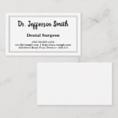 Scriptnaam Tandarts Visitekaartje (Voorkant / Achterkant)