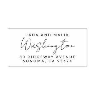 Scriptnaam van paar rubberstempel