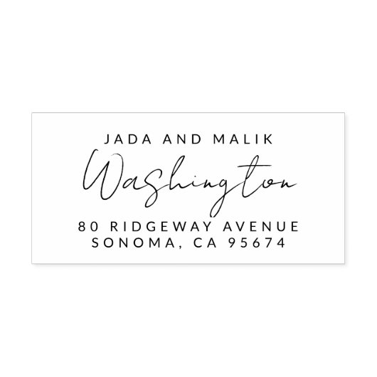 Scriptnaam van paar rubberstempel (Afrduk)