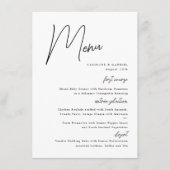 scriptnamen Wedding Menu (Voorkant)