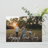 Scriptoverlay Nieuwjaarsfoto Feestdagenkaart (Staand voorkant)